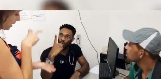 Médico do SUS faz atendimento a paciente surdo através de Libras