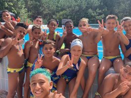 ABDA: equipe bauruense conquista medalhas e troféu na Itália Jovens atletas bauruenses da equipe sub-11. (Foto: Reprodução/ABDA)