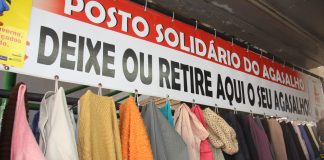 Bauru recebe Cabide Solidário na Rodoviária Cabide solidário