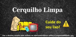 Cerquilho limpa – Cuide do seu lixo!