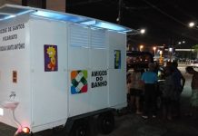 Carreta do Banho: ato de solidariedade aquece o inverno de pessoas em situação de rua no litoral paulista solidariedade aquece moradores de rua