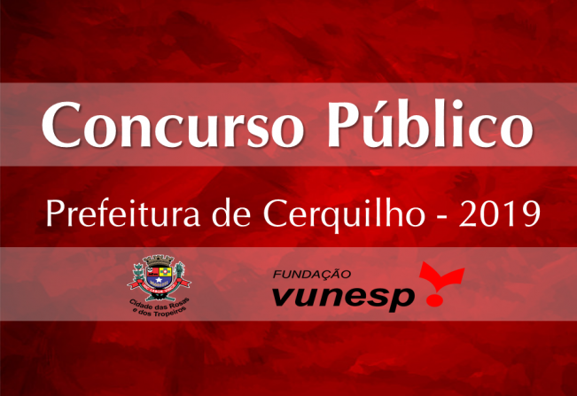 Prefeitura de Cerquilho publica edital do Concurso Público