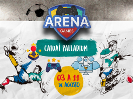 Arena Games traz estações de jogos virtuais para Foz do Iguaçu