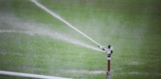 Jardins irrigados com tecnologia e precisão