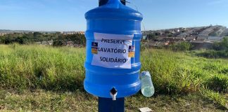 Ultragaz instala lavatórios solidários nos pontos de ônibus do bairro João Domingos Netto em Presidente Prudente