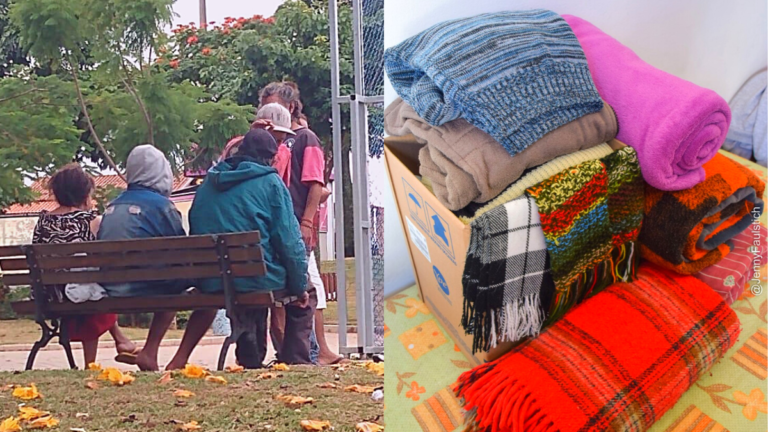 Grupo criado por amigos, arrecada cobertores para moradores de rua, em Botucatu