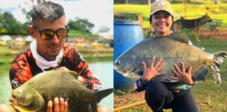 Jovem casal de Botucatu faz sucesso na internet e mostra que paixão por pescaria não tem idade