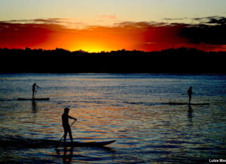 Dizem que esse é o pôr do sol mais bonito de Aracaju. Você concorda?