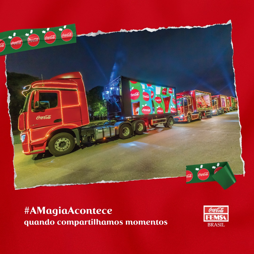 Caravana de Natal da Coca-Cola desfila nesta quarta em Ourinhos - Solutudo