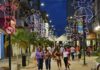 Com decoração iluminada e cantata especial, Lins entra com tudo no clima de Natal