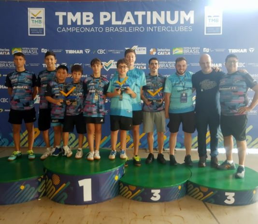 Atletas de Marília brilham no brasileiro de tênis de mesa em Joinville e conquistam 9 medalhas