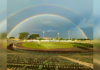 Foto de arco-íris no campo do XV de Jaú fez sucesso nas redes sociais e ganhou repercussão nacional