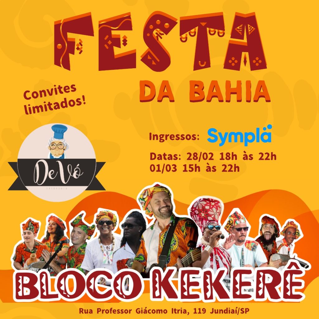 Festa da Bahia com Bloco Kekerê