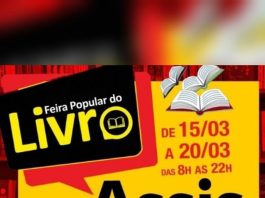 ‘Feira Popular do Livro’ está na Praça da Catedral em Assis