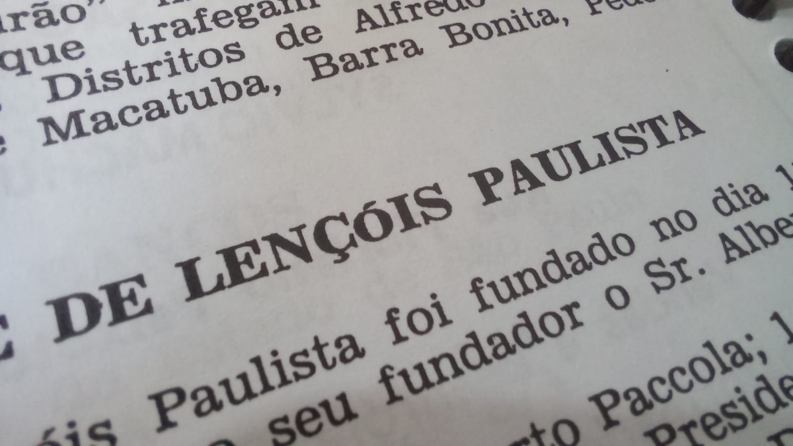 Conheça os esquecidos nomes que Lençóis Paulista já teve. O primeiro ...